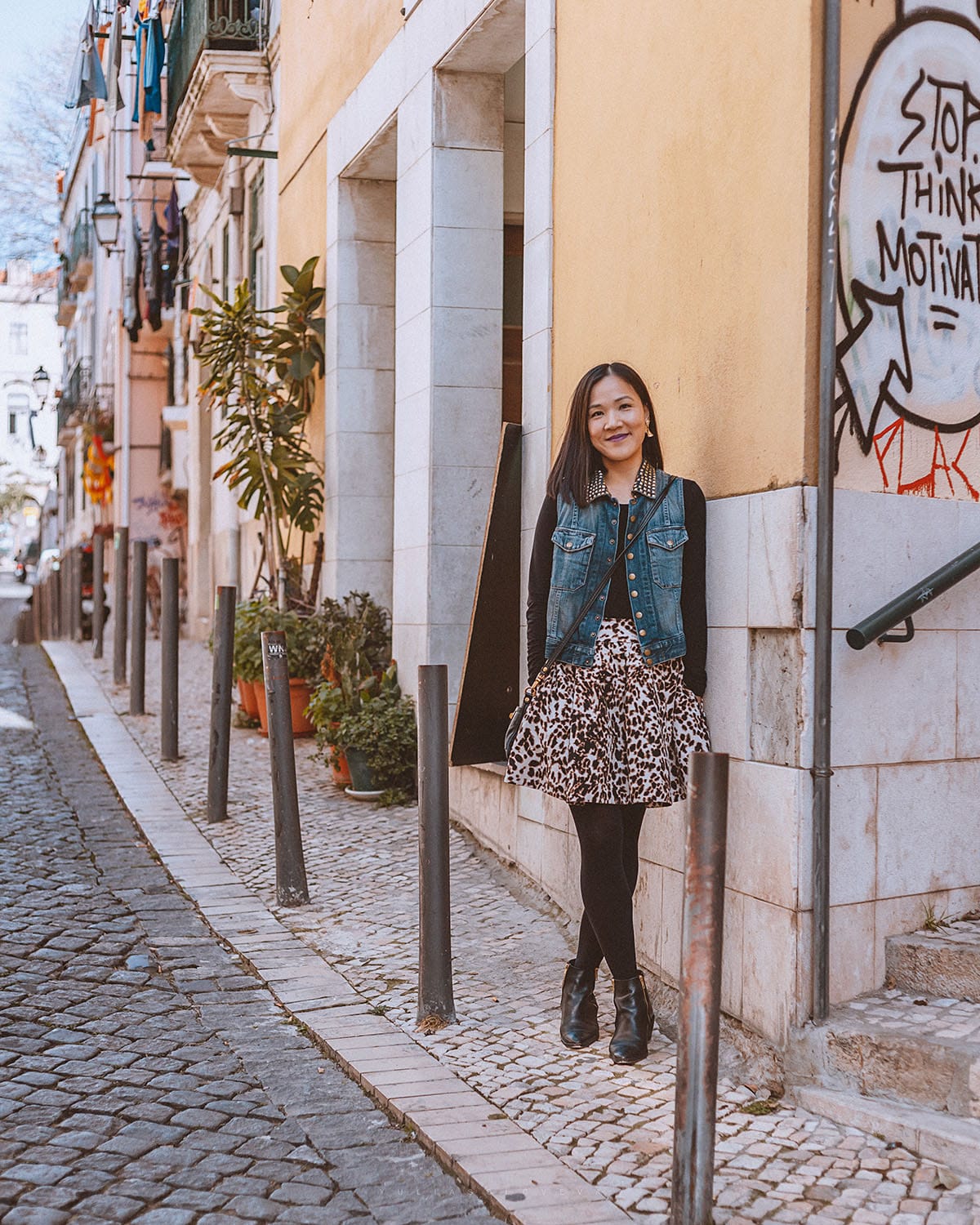 Travel writer Wing Sze Tang in Lisbon, Portugal
